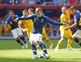 Football: France vs Australia at World Cup