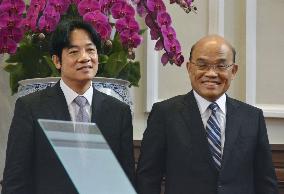 Su Tseng-chang appointed as Taiwan's new premier