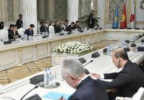 Foreign ministers of Japan, Central Asian nations