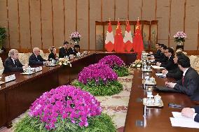 China-Swiss talks