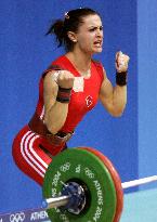 Turkey's Nurcan Taylan wins 48-kg weightlifting