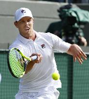 Sam Querrey knocks Novak Djokovic out of Wimbledon tennis