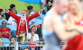 Olympic scenes: Santa Claus in Rio