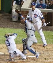 Cubs beat Dodgers in Game 1 of National League Championship