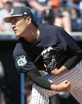 Yankees Tanaka marks 2 scoreless innings