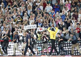 Retirement ceremony of Bolt