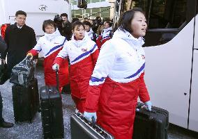 N. Korean Olympic hockey players cross into S. Korea