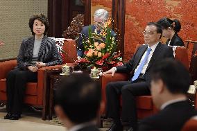 Chinese Premier Li, U.S. Transport Secretary Chao