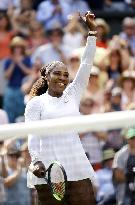 Tennis: Women's singles semifinals at Wimbledon