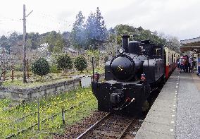 Sightseeing train in eastern Japan