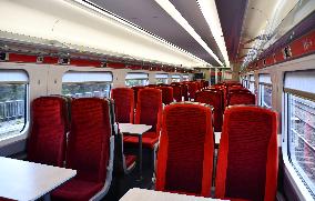 Made-in-Japan high-speed train in London