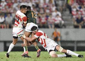 Rugby: Japan-S. Africa World Cup warm-up match