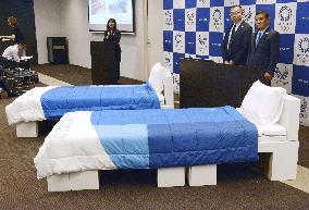 Bed for Tokyo Games athletes village