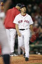 Home run support gives shaky Matsuzaka 2nd win