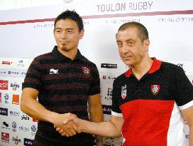 Rugby: Goromaru hopes to meet Toulon's expectations with his boot