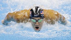 Olympics: Phelps wins silver in men's 100m-meter butterfly