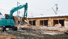 Secondary use of free disaster relief housing in Fukushima stalling