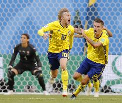 Football: Sweden vs Switzerland at World Cup