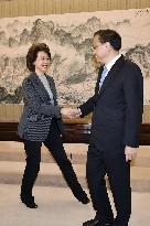 Chinese Premier Li and U.S. Transport Secretary Chao