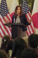 U.S. second lady Pence in Japan