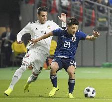 Football: Japan-Venezuela friendly