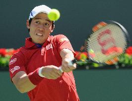 Tennis: Nishikori advances to 4th round at Indian Wells Masters