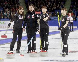 Curling: Japan moves to semifinal in World Women's Curling C'ship
