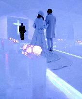 "Ice Chapel" at Hokkaido resort