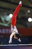 Gymnastics: Kohei Uchimura at world championships