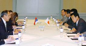 Japanese, Russian ministers meet on sidelines of Asia talks