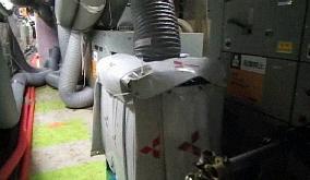 Ventilator at Fukushima plant
