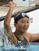 (1)Nakamura wins bronze in women's 200m backstroke