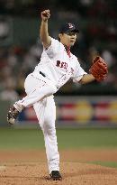 Matsuzaka gets 15th win, Red Sox clinch AL East title