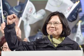 DPP's Tsai wins Taiwan presidential election