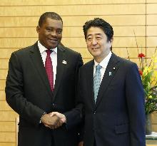 Kenyan parliamentary speaker Muturi meets Japanese PM Abe