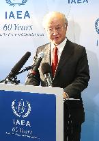 Japan's Amano re-elected IAEA chief unopposed