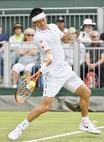 Tennis: Nishikori in Wimbledon 1st round