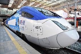 Bullet train to Pyeongchang venues