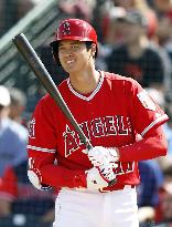 Baseball: Ohtani at Angels spring training