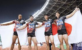 Asian Games: Japan wins men's 4x100m relay