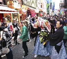 Japanese traditional puppet theater