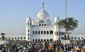 Corridor to Sikh shrine in Pakistan
