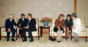 Japanese imperial couple meets Swiss president