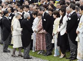 Imperial garden party in Tokyo