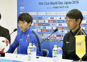 Soccer: Kashima press conference for Club World Cup opener vs Auckland