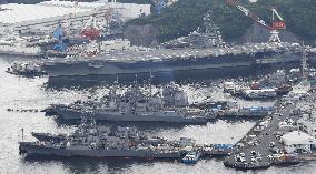 USS Ronald Reagan readies to leave Yokosuka for patrol mission