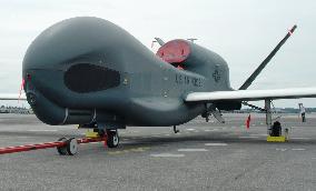 U.S. forces unveil Global Hawk drone at Yokota base