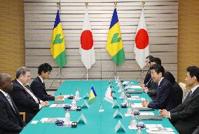 Japan-Saint Vincent and the Grenadines talks