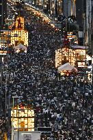 Yoiyama festival in Kyoto