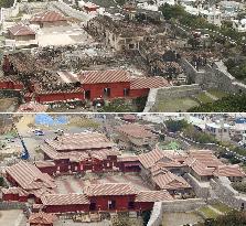 Fire at historic castle in Okinawa